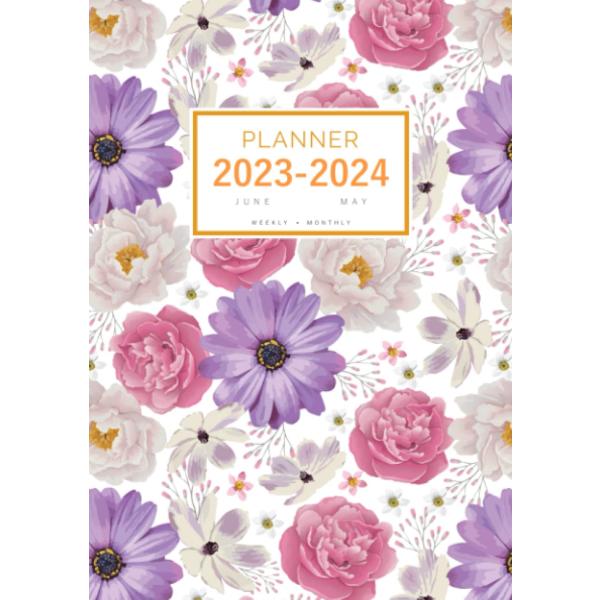 Planner 2023-2024: A5 Weekly and Monthly Organizer...