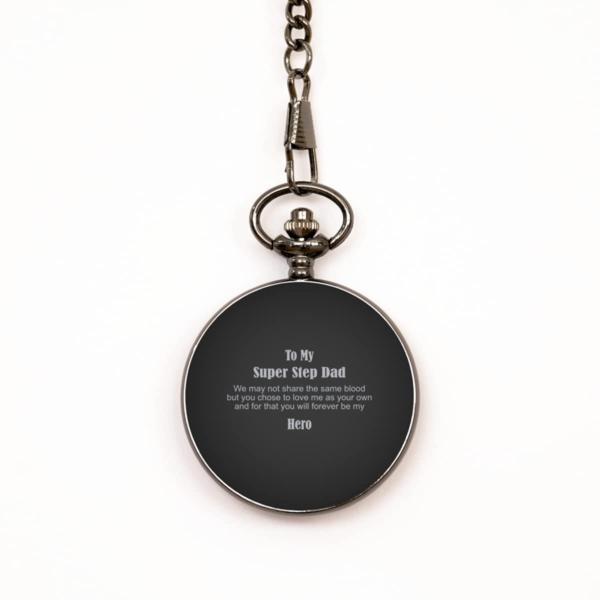 Pocket Watch Gift for Super Step Dad - We May not ...