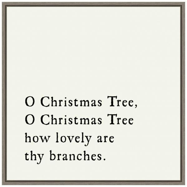 Amanti Art Framed Canvas Wall Art 30x30 O Christma...