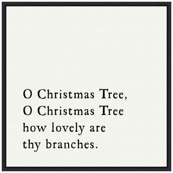 Amanti Art Framed Canvas Wall Art 30x30 O Christma...
