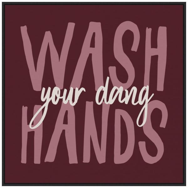 Amanti Art Framed Canvas Wall Art 30x30 Bathroom A...