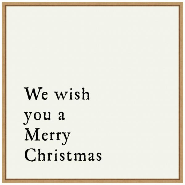 Amanti Art Framed Canvas Wall Art 30x30 We Wish Yo...