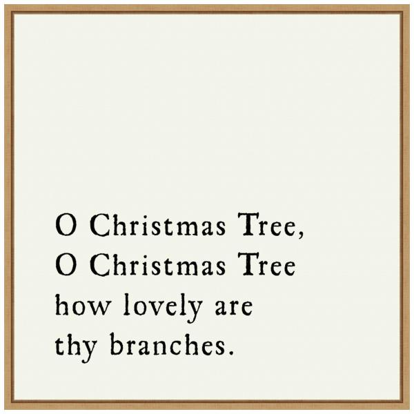 Amanti Art Framed Canvas Wall Art 30x30 O Christma...