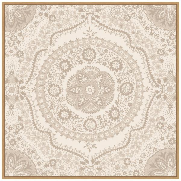 Amanti Art Framed Canvas Wall Art 30x30 Zen Mandal...
