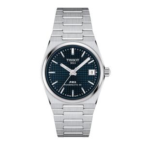 Tissot PRX Powermatic 80 35mm ユニセックス 自動巻き ブルー文字盤 サファイアクリスタル ステンレスブレスレット 防水100m T1372071104100