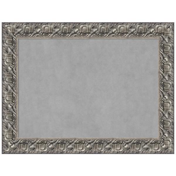 Amanti Art Silver Framed Magnetic Board 26x34 Medi...