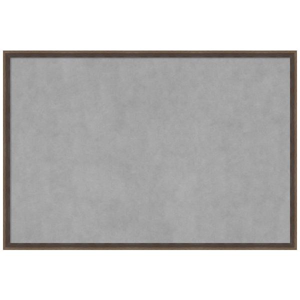 Amanti Art Brown Framed Magnetic Board 25x37 Large...