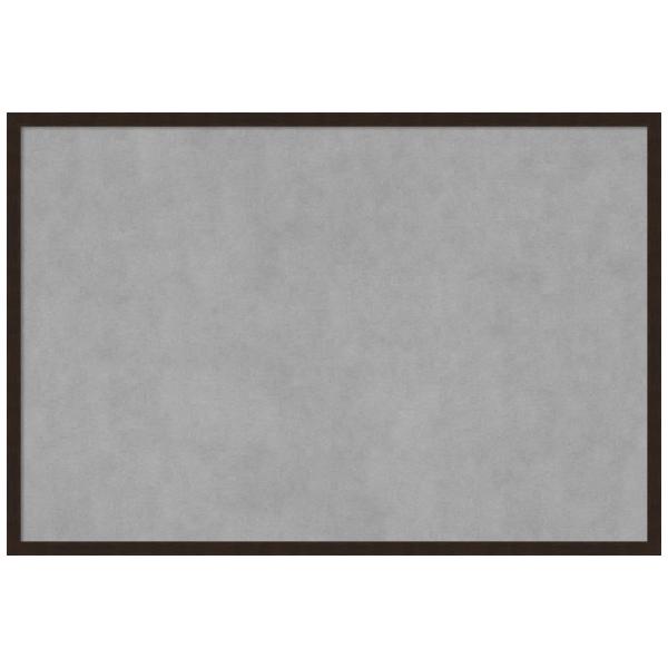 Amanti Art Brown Framed Magnetic Board 25x37 Large...