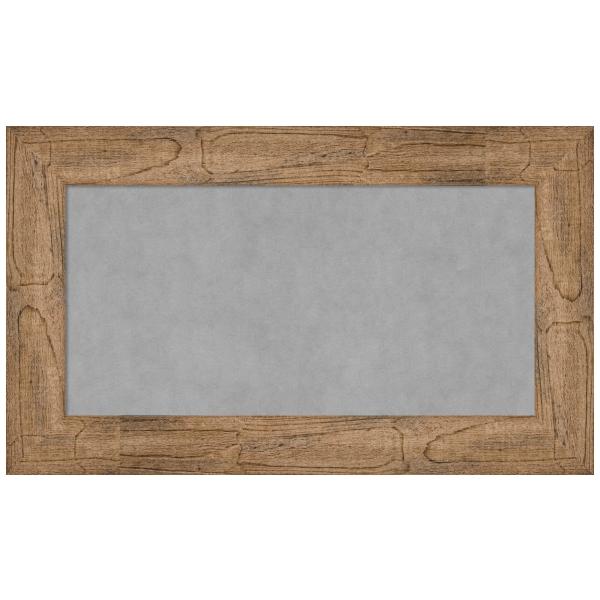 Amanti Art Brown Framed Magnetic Board 18x30 Small...