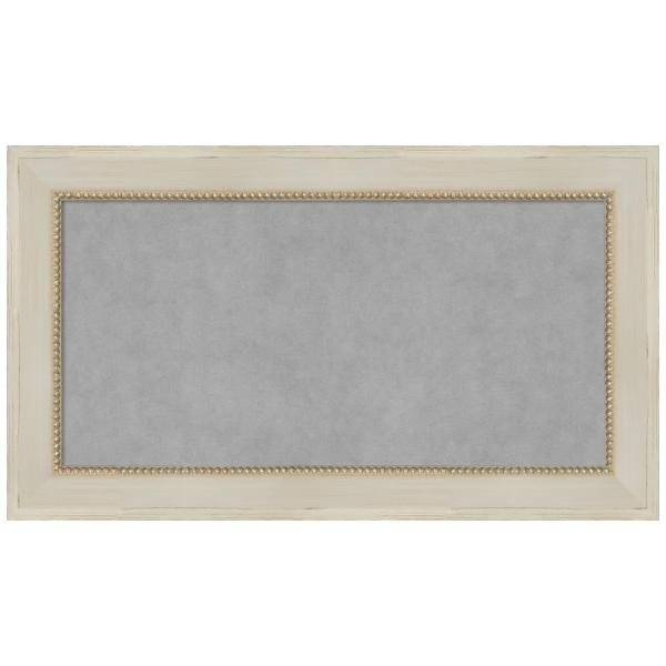 Amanti Art Cream Framed Magnetic Board 16x28 Small...