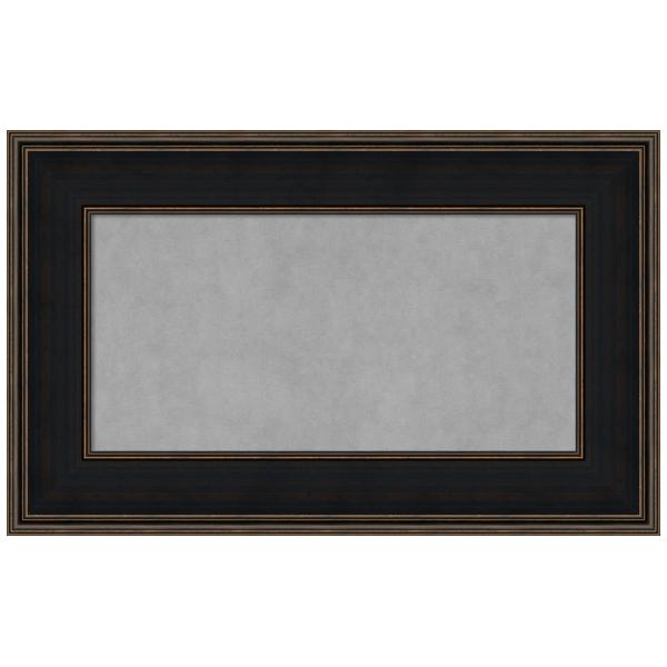 Amanti Art Brown Framed Magnetic Board 20x32 Small...