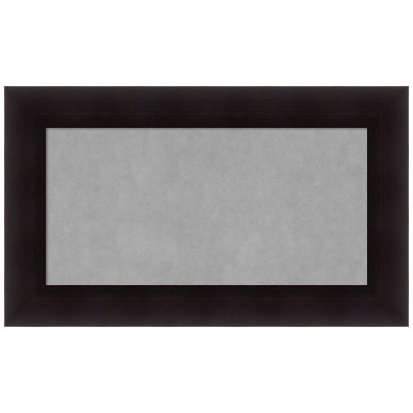 Amanti Art Brown Framed Magnetic Board 18x30 Small...