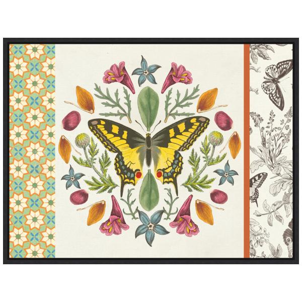 Amanti Art Framed Canvas Wall Art 18x24 Butterfly ...