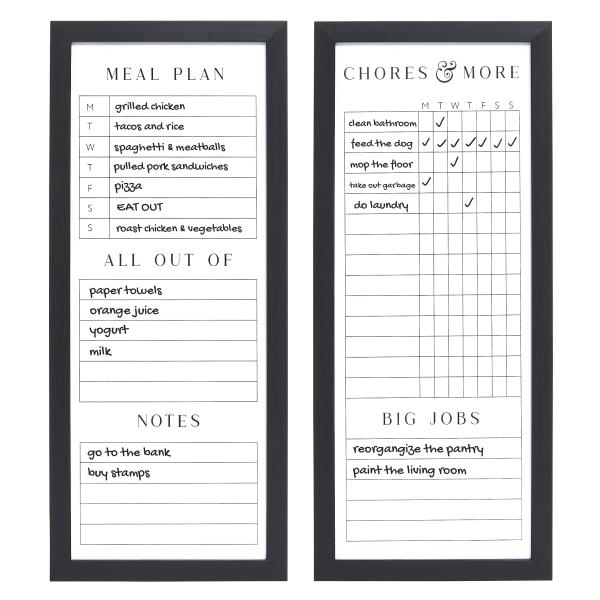 Sheffield Home Set of Two Family Planner Dry Erase...