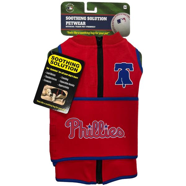 MLB Philadelphia Phillies Puffer Vest for Dogs ＆ C...