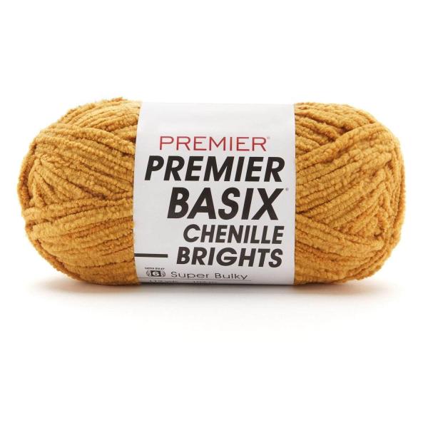 Premier Basix Chenille Brights シェニール毛糸 マスタード #2126...