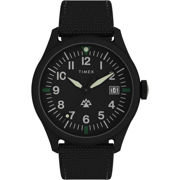 Timex Expedition North Traprock 43mm オールブラック ストラップ...