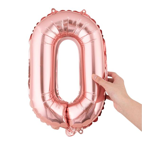 Balloonify 16インチ 文字バルーン 繰り返し使えるパーティーバルーン - 「O」の文字入...