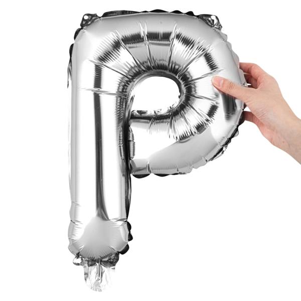 Balloonify 16インチ 文字バルーン 繰り返し使えるパーティーバルーン - 「P」の文字入...