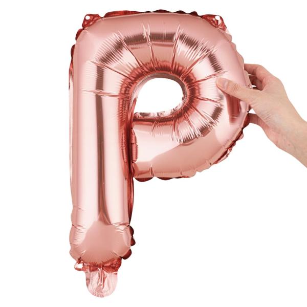 Balloonify 16インチ 文字バルーン 繰り返し使えるパーティーバルーン - 「P」の文字入...