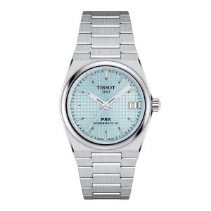 Tissot PRX パワーマティック80 35mm スイス自動巻き ユニセックス ステンレスブレスレット アイスブルー T1372071135100