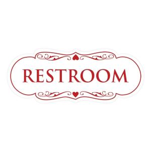 All Quality Designer Restroom Wall or Door Sign - ...