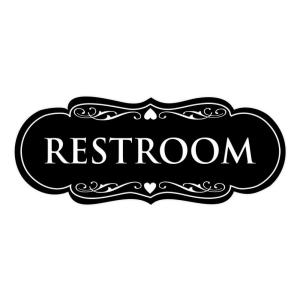 All Quality Designer Restroom Wall or Door Sign - ...