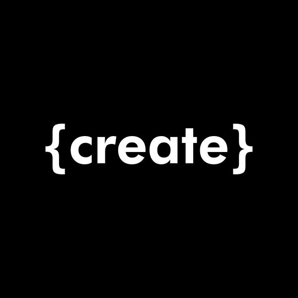 Vinyl Wall Art Decal - Create - 5.5" x 22" - Trend...
