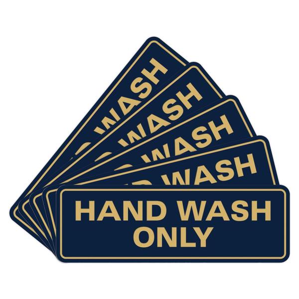 All Quality Standard Hand Wash Only Wall or Door S...