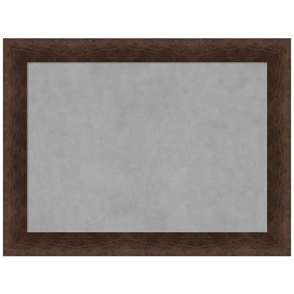 Amanti Art Brown Framed Magnetic Board 25x33 Mediu...
