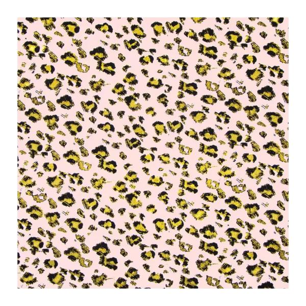Hobby Lobby Gold Leopard On Pink Apparel Fabric (1...