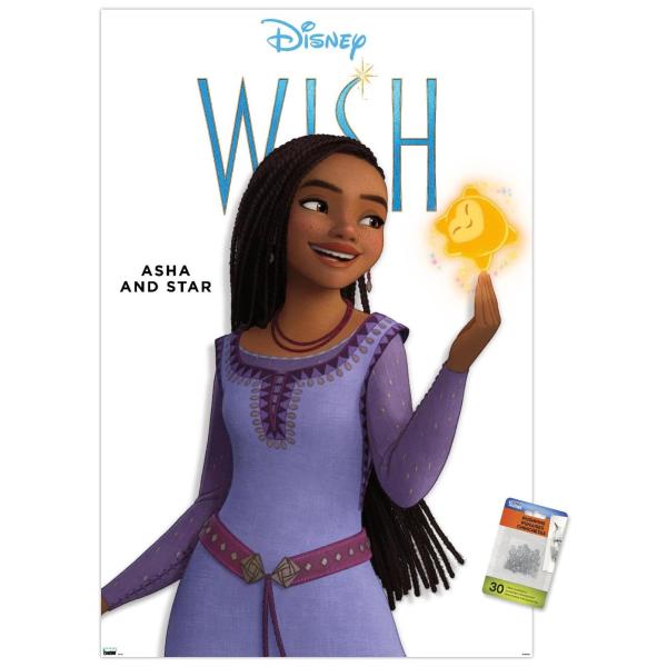 Disney Wish - Asha Feature Series Wall Poster with...