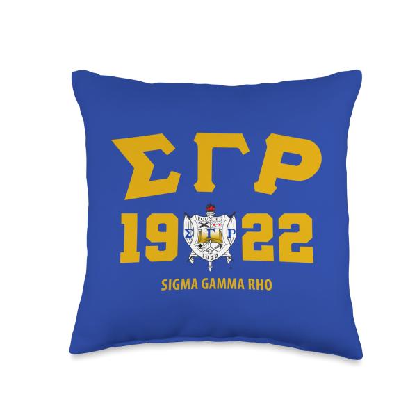 Sigma Gamma Rho Sorority Throw Pillow