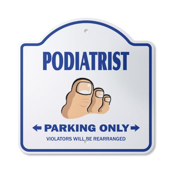 Podiatrist 12" X 12" Sign | Indoor/Outdoor Plastic...