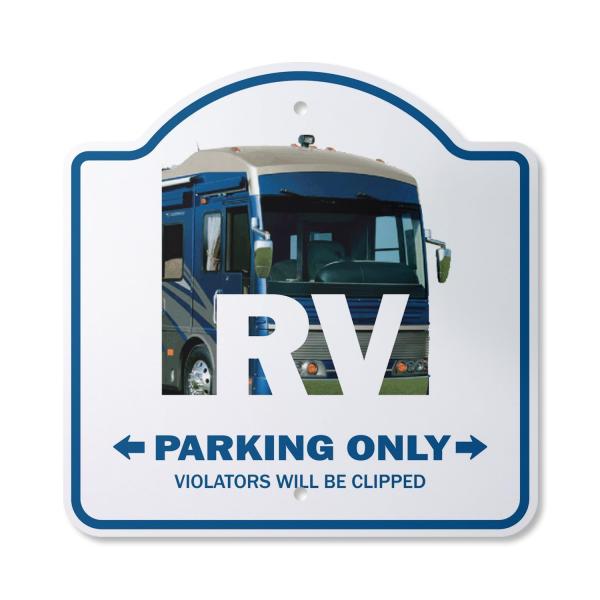 RV 12" X 12" Sign | Indoor/Outdoor Plastic | SignM...
