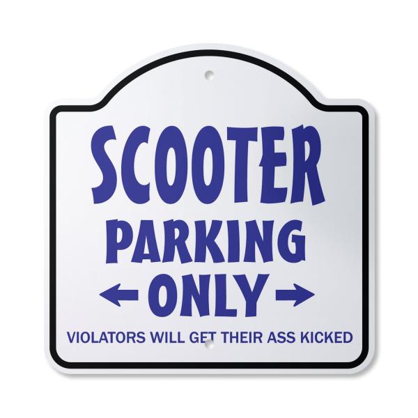Scooter Parking 10" x 10" Sign | Indoor/Outdoor Pl...