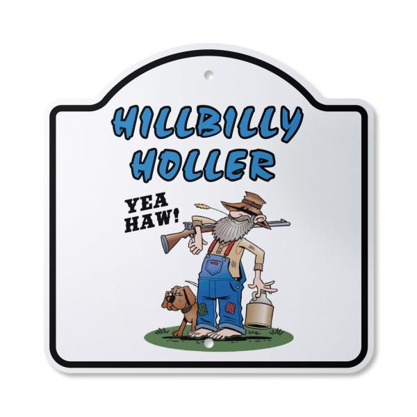 Hillbilly Holler 12" X 12" Sign | Indoor/Outdoor P...