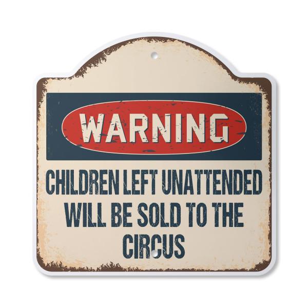 Children Left Unattended Will Be Sold to The Circu...