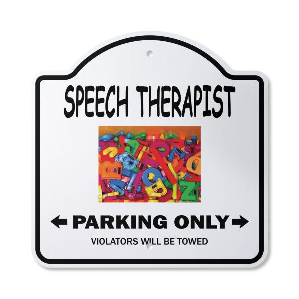 Speech Therapist 14" X 14" Sign | Indoor/Outdoor P...