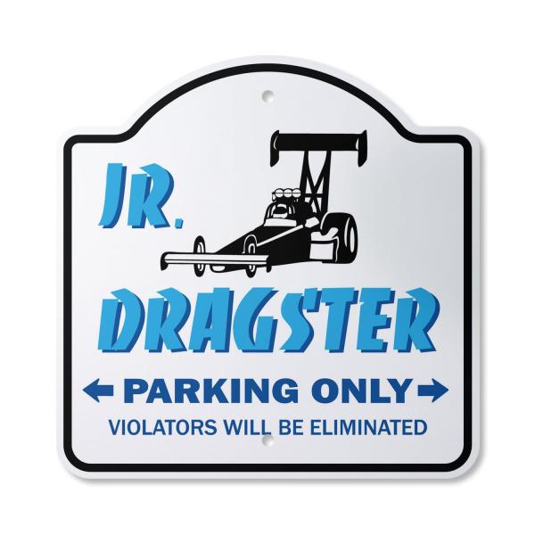 Jr. Dragster 14" x 14" Sign | Indoor/Outdoor Plast...