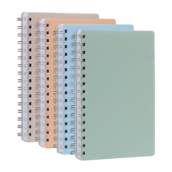 Oxford ポリスパイラルノート スモール 5.7 x 8.5 本 厚いポリカバー ホワイトペーパ...