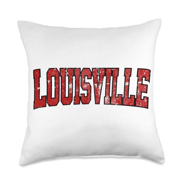 Vintage Louisville Retro Louisville Shirts KY Red ...