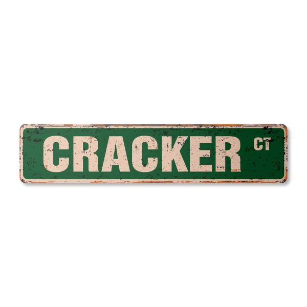 CRACKER Vintage Plastic Street Sign florida signs ...