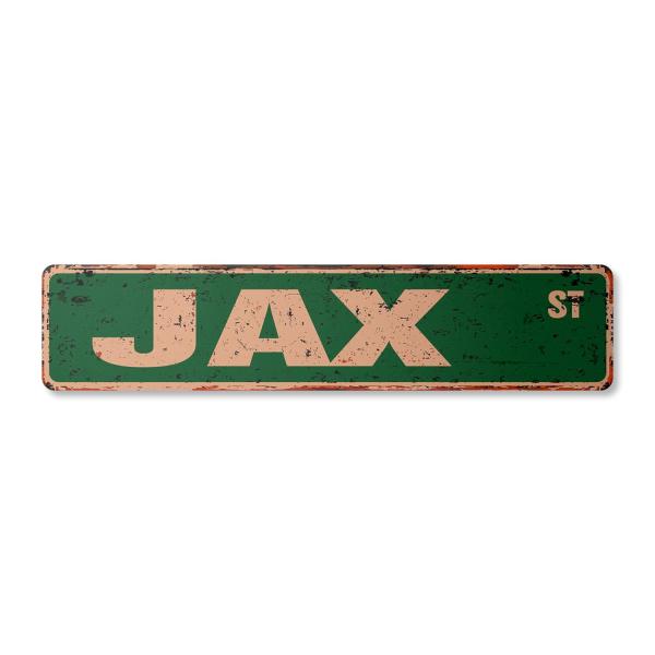JAX Vintage Plastic Street Sign Childrens Name Roo...