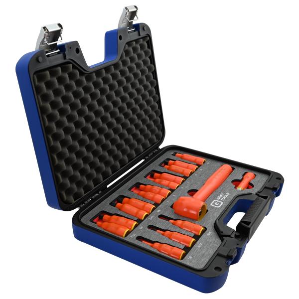 16 Piece Insulated Hex Bit Socket and Attachment S...