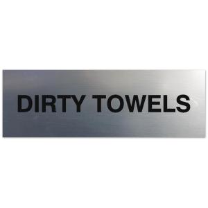 Signs ByLITA Basic Dirty Towelサイン - レーザー刻印レタリング | ...