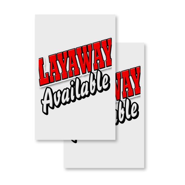 Layaway Available (2-Pack) 24" x 36" Vinyl Decals ...
