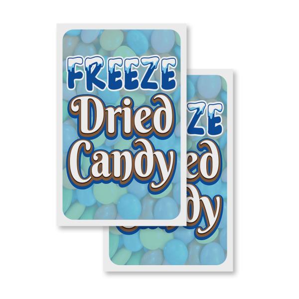 Freeze Dried Candy (2-Pack) 24" x 36" Vinyl Decals...