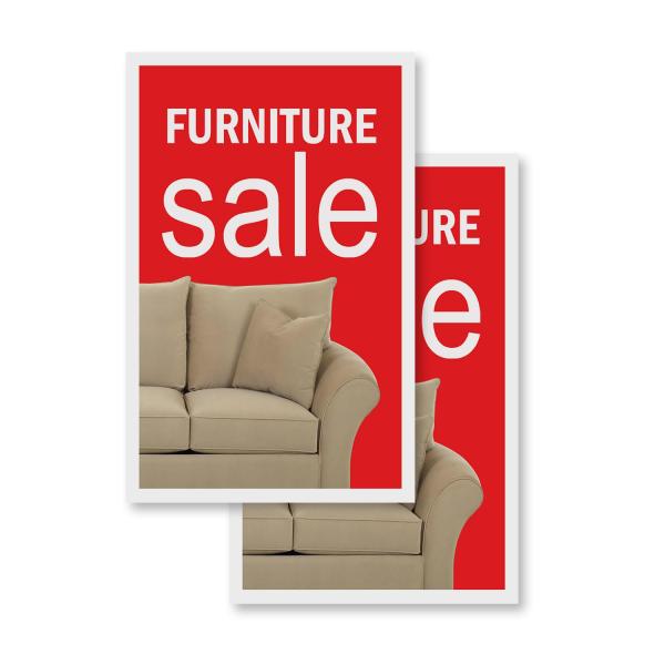 Furniture Sale (2-Pack) 24" x 36" Vinyl Decals | S...