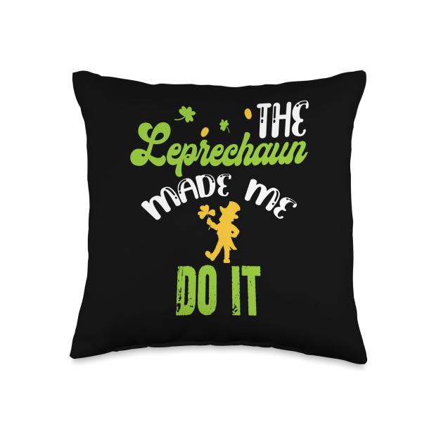 Funny St Patrick Day Lucky Charm Clover Leprechaun...